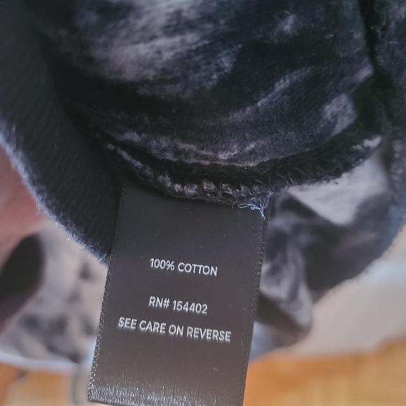 Torrid LOVESICK DOLMAN LACE-UP DRESS - COTTON TIE-DYE BLACK NWOT - Picture 6 of 10